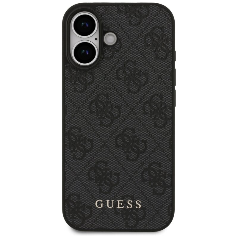 Husa originala Guess iPhone 17 Hardcase 4G Classic, negru, GUHCP17SG4GFGR