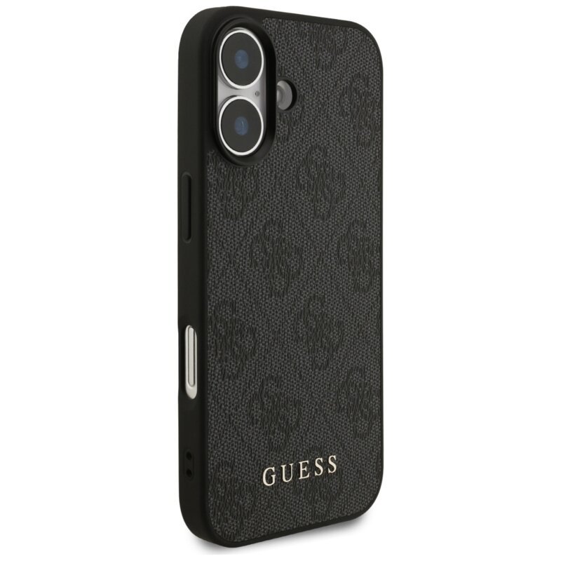 Husa originala Guess iPhone 17 Hardcase 4G Classic, negru, GUHCP17SG4GFGR