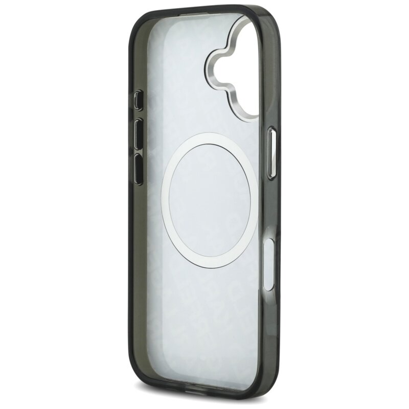 Husa iPhone 17 Karl Lagerfeld IML MagSafe, Karl`s Head, negru, KLHMP17SHMKBKHOK