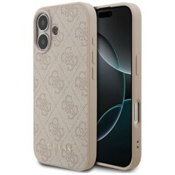 Husa originala Guess iPhone 17 Hardcase 4G Classic, roz, GUHCP17SG4GFPI