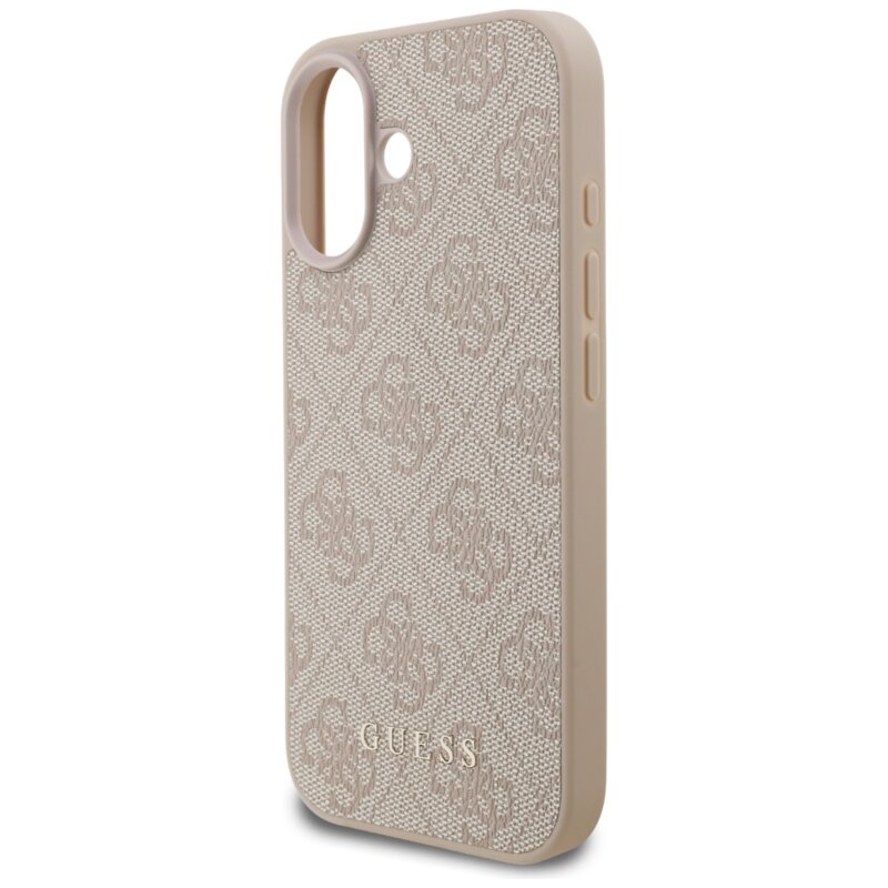 Husa originala Guess iPhone 17 Hardcase 4G Classic, roz, GUHCP17SG4GFPI