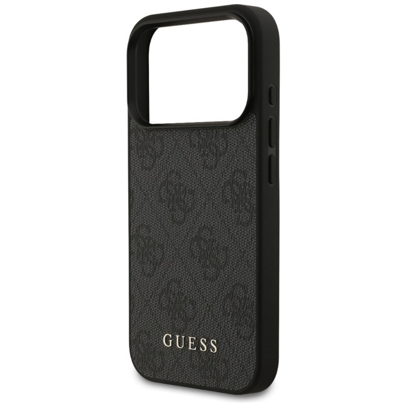 Husa originala Guess iPhone 17 Pro Hardcase 4G Classic, negru, GUHCP17LG4GFGR