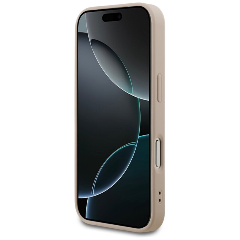 Husa originala Guess iPhone 17 Pro Hardcase 4G Classic, roz, GUHCP17LG4GFPI