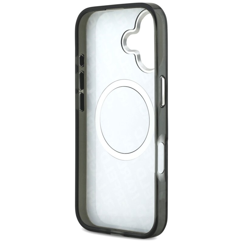 Husa iPhone 17 Karl Lagerfeld IML MagSafe, Choupette`s Head, negru, KLHMP17SHMKBCHOK