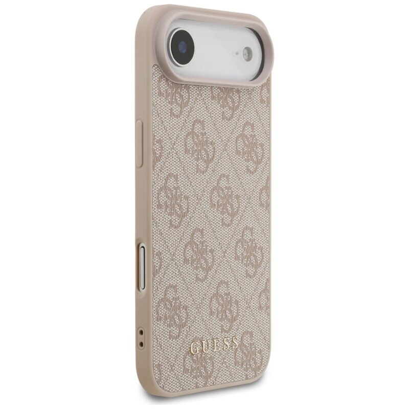 Husa originala Guess iPhone 17 Air Hardcase 4G Classic, roz, GUHCP17MG4GFPI