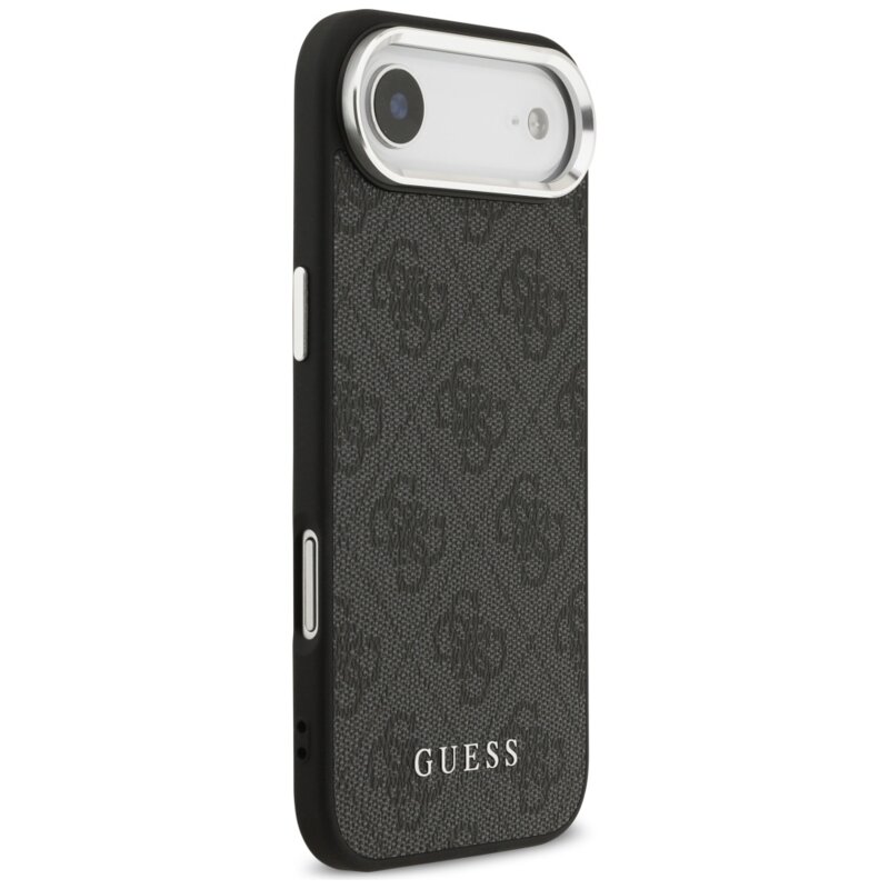Husa originala Guess iPhone 17 Air Hardcase 4G Classic Logo MagSafe, negru, GUHMP17MP4GSSMCK