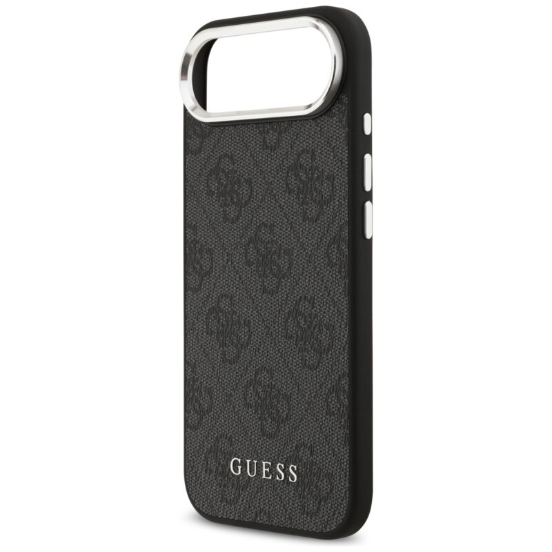 Husa originala Guess iPhone 17 Air Hardcase 4G Classic Logo MagSafe, negru, GUHMP17MP4GSSMCK
