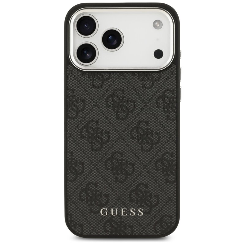 Husa originala Guess iPhone 17 Pro Max Hardcase 4G Classic Logo MagSafe, negru, GUHMP17XP4GSSMCK
