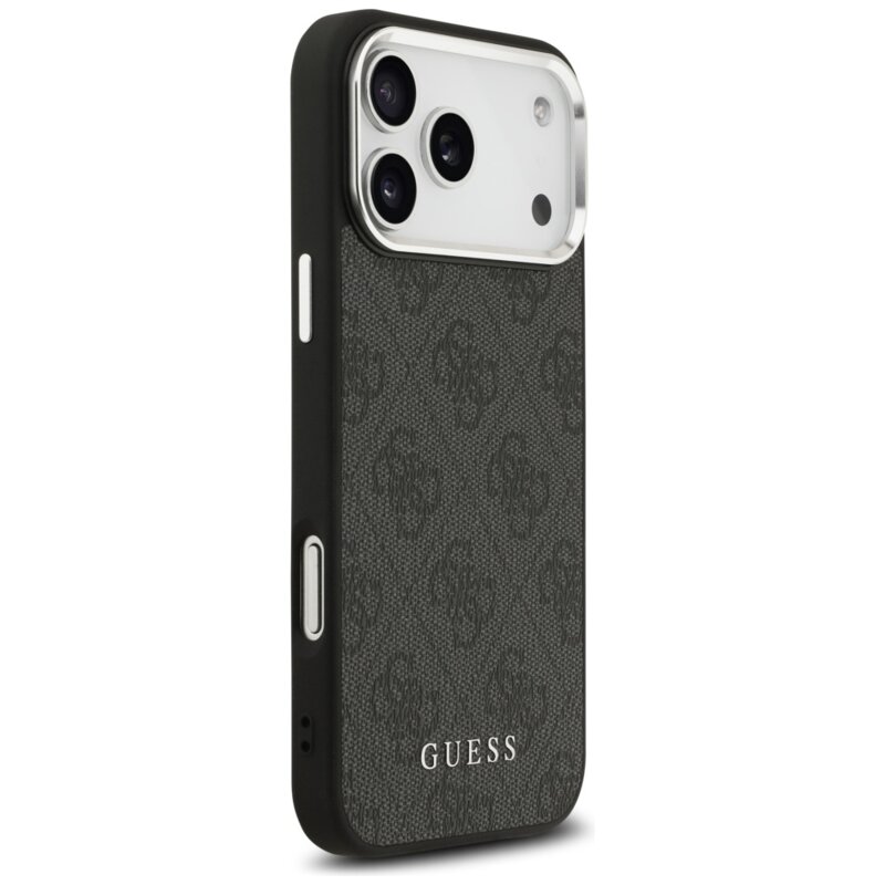 Husa originala Guess iPhone 17 Pro Max Hardcase 4G Classic Logo MagSafe, negru, GUHMP17XP4GSSMCK