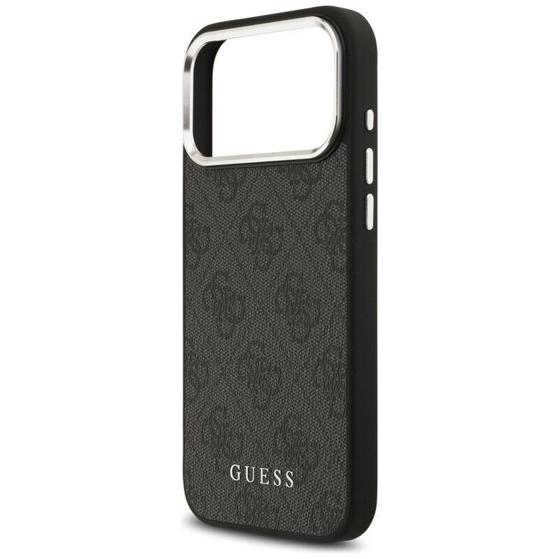 Husa originala Guess iPhone 17 Pro Max Hardcase 4G Classic Logo MagSafe, negru, GUHMP17XP4GSSMCK