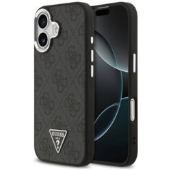 Husa originala Guess iPhone 17 Hardcase 4G Triangle Logo MagSafe, negru, GUHMP17SP4TSRCMK