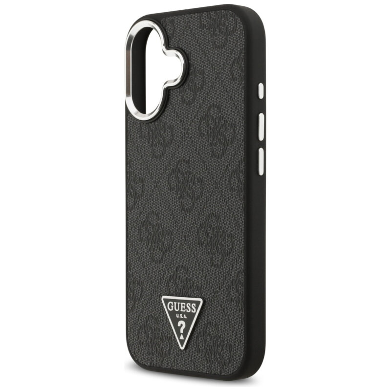 Husa originala Guess iPhone 17 Hardcase 4G Triangle Logo MagSafe, negru, GUHMP17SP4TSRCMK