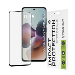 Folie sticla Motorola Moto G56 Techsuit 111D Full Glue Full Cover, negru