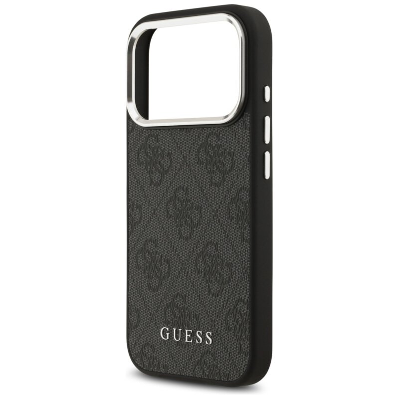 Husa originala Guess iPhone 17 Pro Hardcase 4G Classic Logo MagSafe, negru, GUHMP17LP4GSSMCK