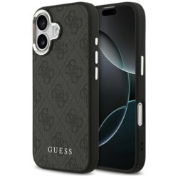 Husa originala Guess iPhone 17 Hardcase 4G Classic Logo MagSafe, negru, GUHMP17SP4GSSMCK