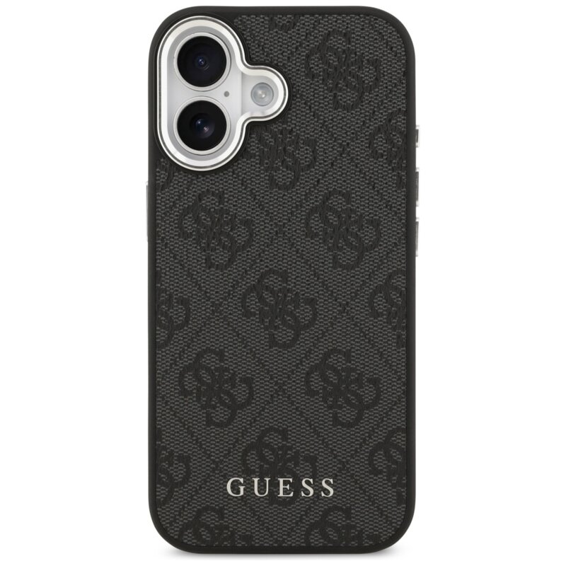 Husa originala Guess iPhone 17 Hardcase 4G Classic Logo MagSafe, negru, GUHMP17SP4GSSMCK