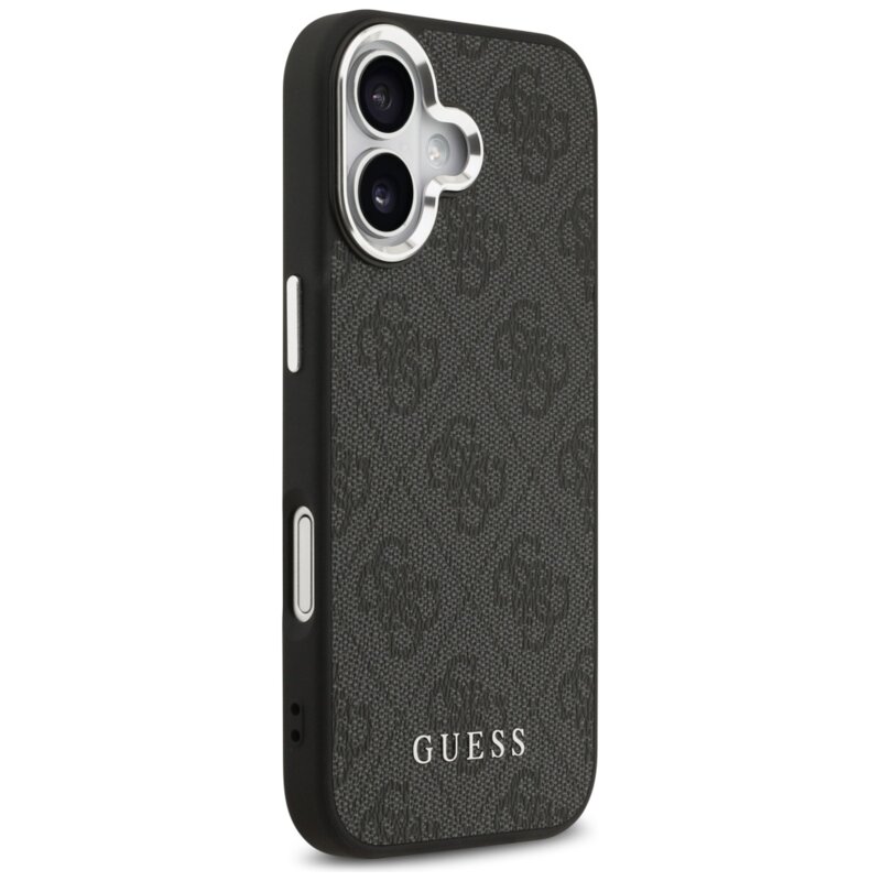 Husa originala Guess iPhone 17 Hardcase 4G Classic Logo MagSafe, negru, GUHMP17SP4GSSMCK