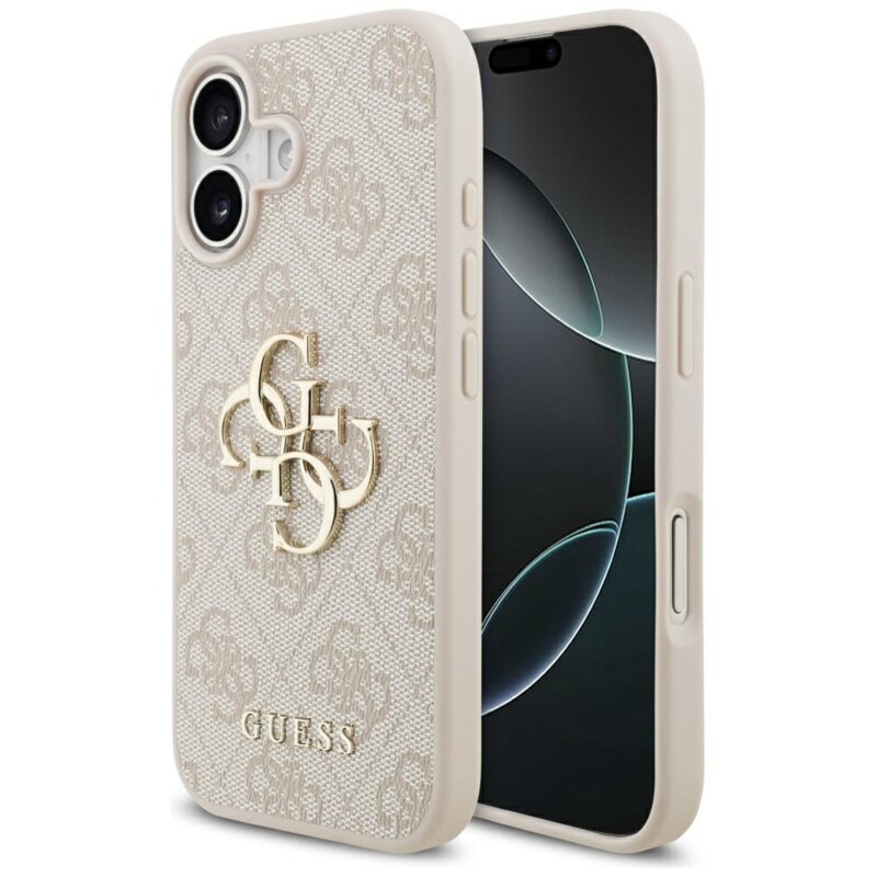 Husa originala Guess iPhone 17 Hardcase 4G Big Logo, roz, GUHCP17S4GMGPI