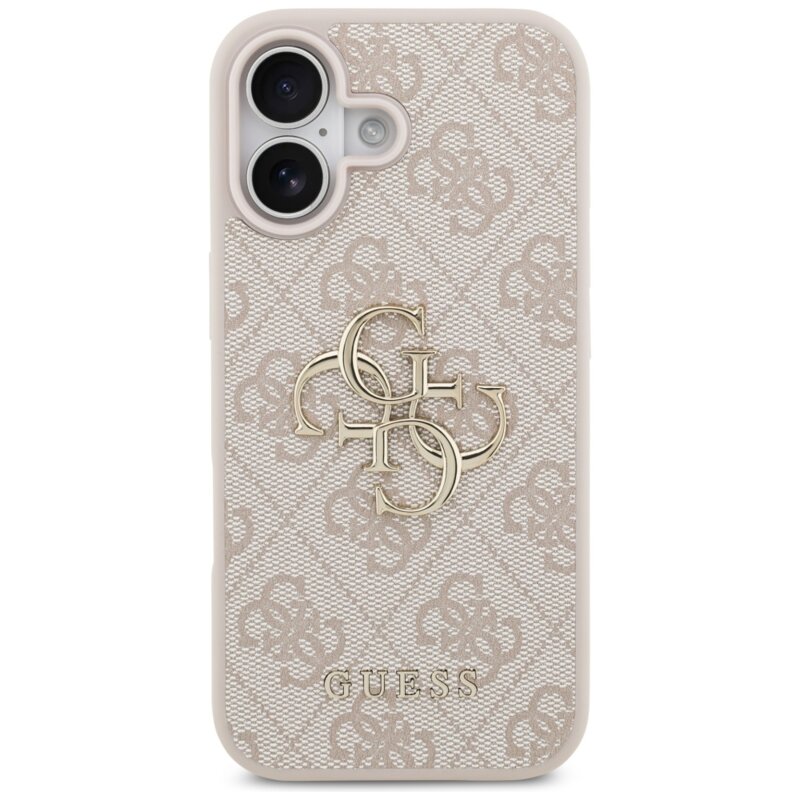 Husa originala Guess iPhone 17 Hardcase 4G Big Logo, roz, GUHCP17S4GMGPI