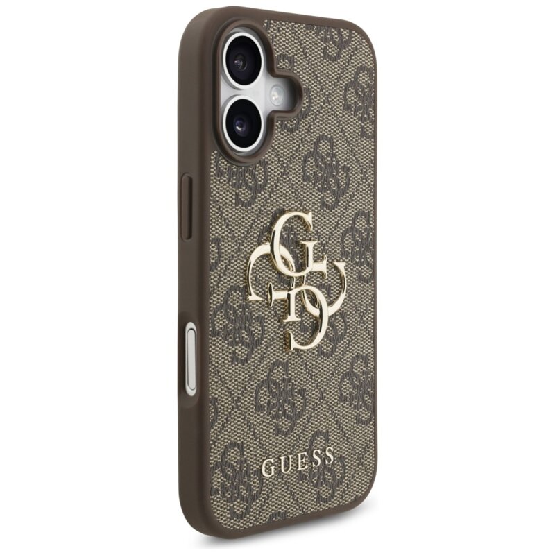 Husa originala Guess iPhone 17 Hardcase 4G Big Logo, maro, GUHCP17S4GMGBR
