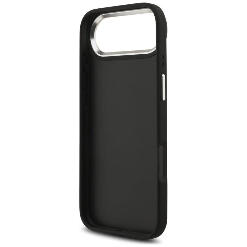 Husa originala Guess iPhone 17 Air Hardcase 4G Grained Big and Classic Logo, negru, GUHCP17MPG4SMCEK