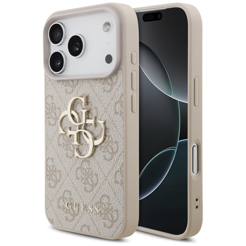 Husa originala Guess iPhone 17 Pro Max Hardcase 4G Big Logo, roz, GUHCP17X4GMGPI