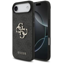 Husa originala Guess iPhone 17 Air Hardcase 4G Big Logo, negru, GUHCP17M4GMGGR