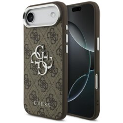 Husa originala Guess iPhone 17 Air Hardcase Big 4G Logo Classic Logo, maro, GUHCP17MP4G4SMCW