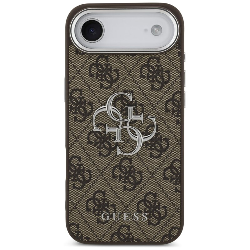 Husa originala Guess iPhone 17 Air Hardcase Big 4G Logo Classic Logo, maro, GUHCP17MP4G4SMCW
