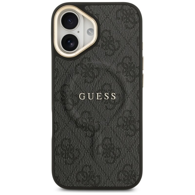 Husa originala Guess iPhone 17 Hardcase 4G Classic MagSafe, negru, GUHMP17SP4MSEGCK