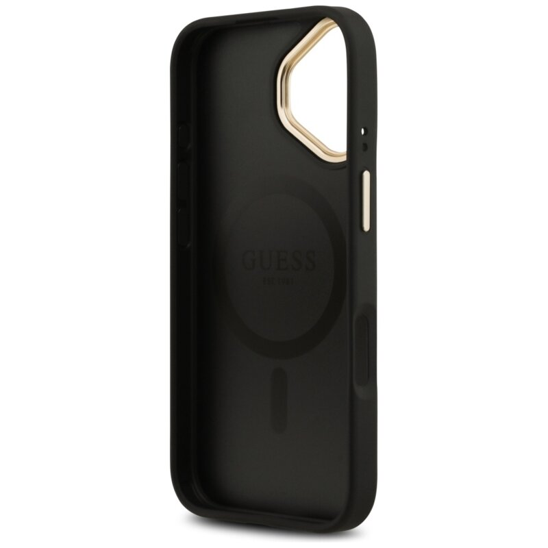 Husa originala Guess iPhone 17 Hardcase 4G Classic MagSafe, negru, GUHMP17SP4MSEGCK