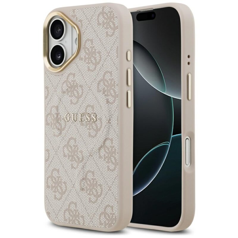 Husa originala Guess iPhone 17 Hardcase 4G Classic MagSafe, roz, GUHMP17SP4MSEGCP