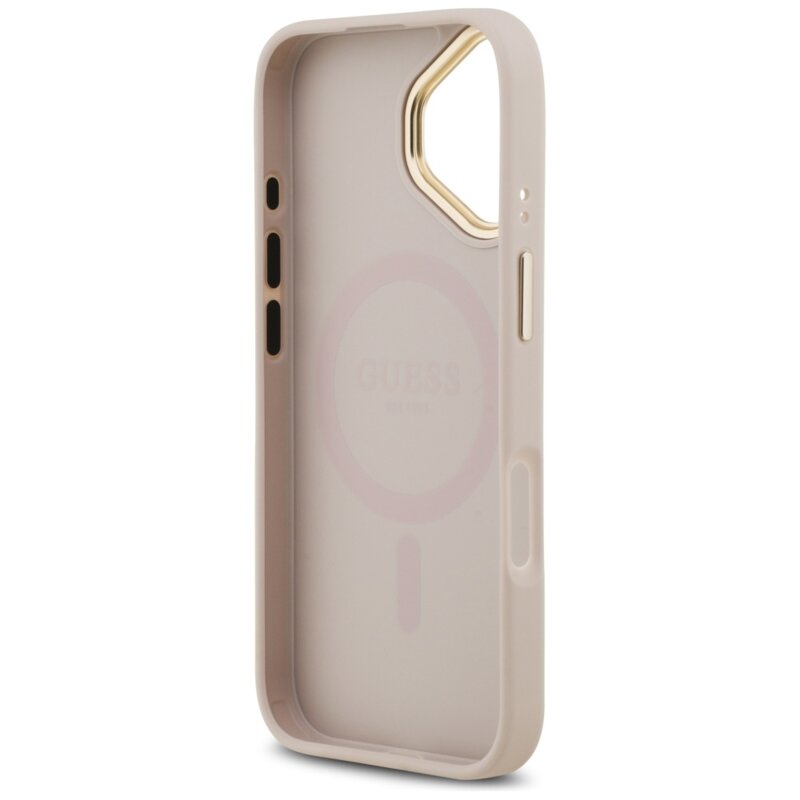 Husa originala Guess iPhone 17 Hardcase 4G Classic MagSafe, roz, GUHMP17SP4MSEGCP