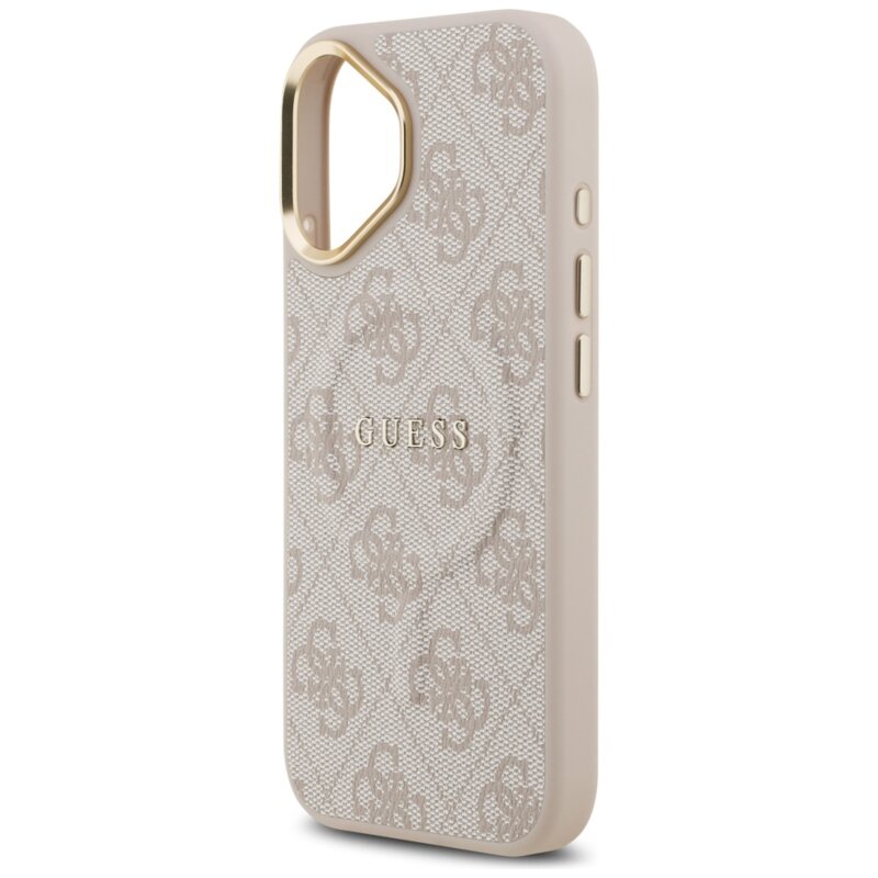 Husa originala Guess iPhone 17 Hardcase 4G Classic MagSafe, roz, GUHMP17SP4MSEGCP