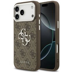 Husa originala Guess iPhone 17 Pro Max Hardcase Big 4G Logo Classic Logo, maro, GUHCP17XP4G4SMCW