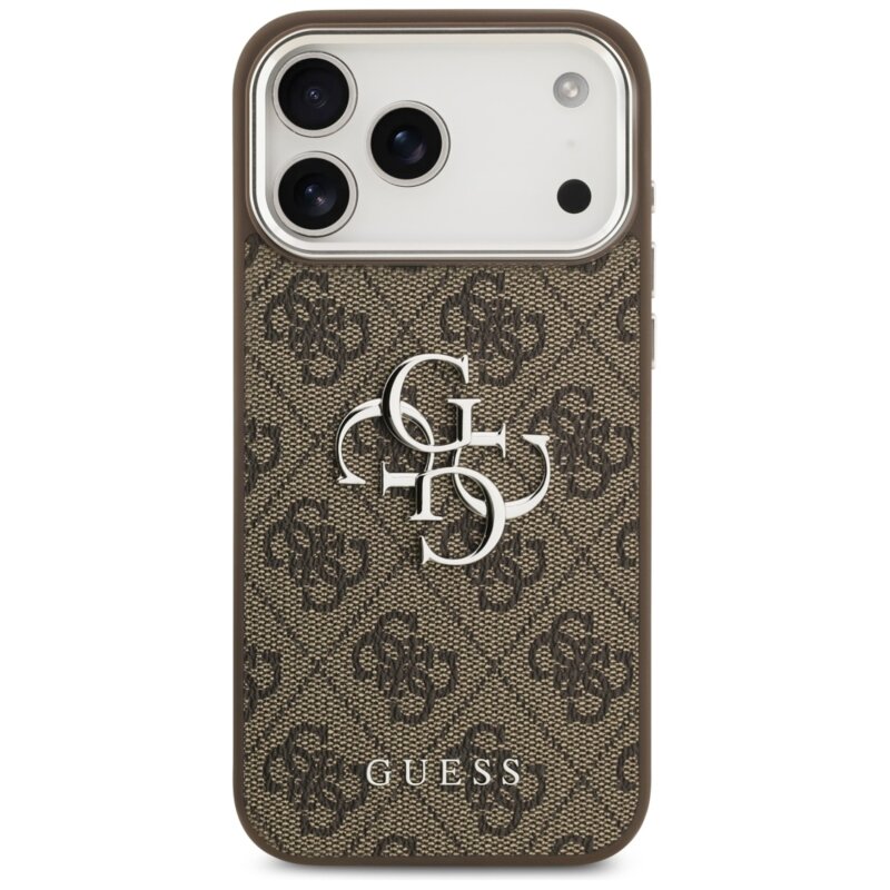 Husa originala Guess iPhone 17 Pro Max Hardcase Big 4G Logo Classic Logo, maro, GUHCP17XP4G4SMCW
