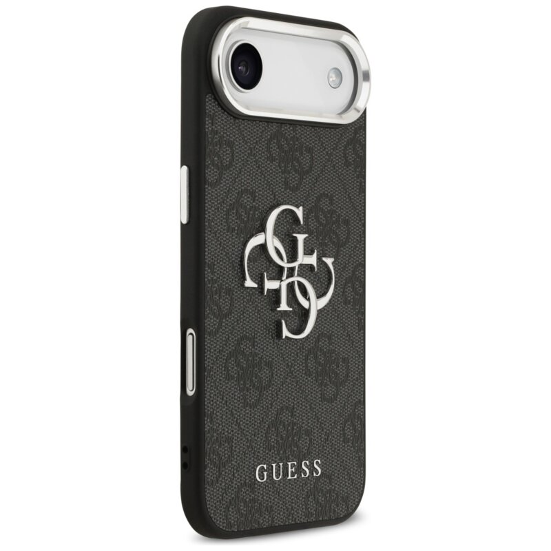 Husa originala Guess iPhone 17 Air Hardcase 4G, negru, GUHCP17MP4G4SMCK