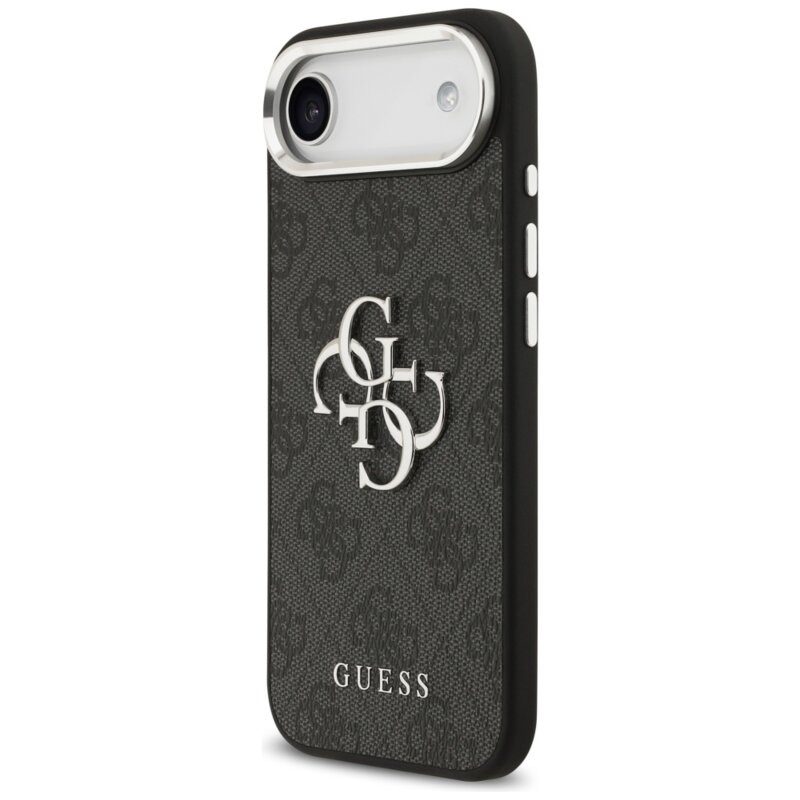 Husa originala Guess iPhone 17 Air Hardcase 4G, negru, GUHCP17MP4G4SMCK