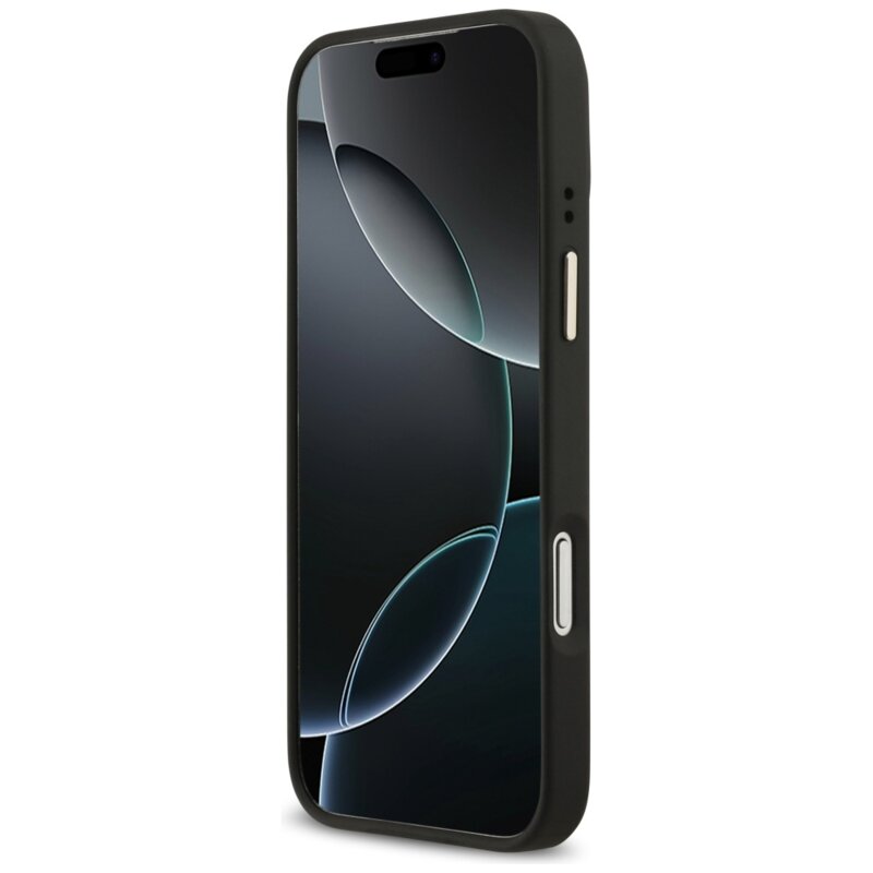 Husa originala Guess iPhone 17 Pro Hardcase 4G Classic MagSafe, negru, GUHMP17LP4MSEGCK