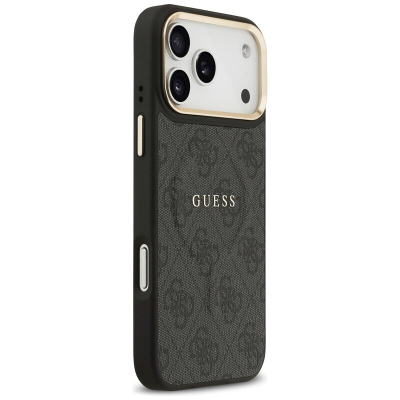 Husa originala Guess iPhone 17 Pro Max Hardcase 4G Classic MagSafe, negru, GUHMP17XP4MSEGCK