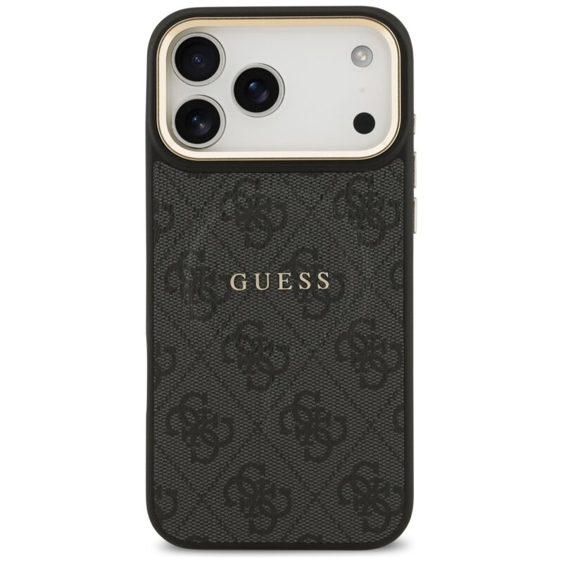 Husa originala Guess iPhone 17 Pro Max Hardcase 4G Classic MagSafe, negru, GUHMP17XP4MSEGCK