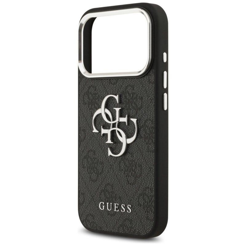 Husa originala Guess iPhone 17 Pro Hardcase Big 4G Logo Classic Logo, negru, GUHCP17LP4G4SMCK
