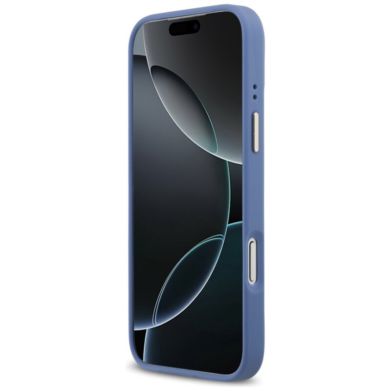 Husa originala Guess iPhone 17 Pro Max Hardcase 4G Classic MagSafe, albastru, GUHMP17XP4MSEGCB