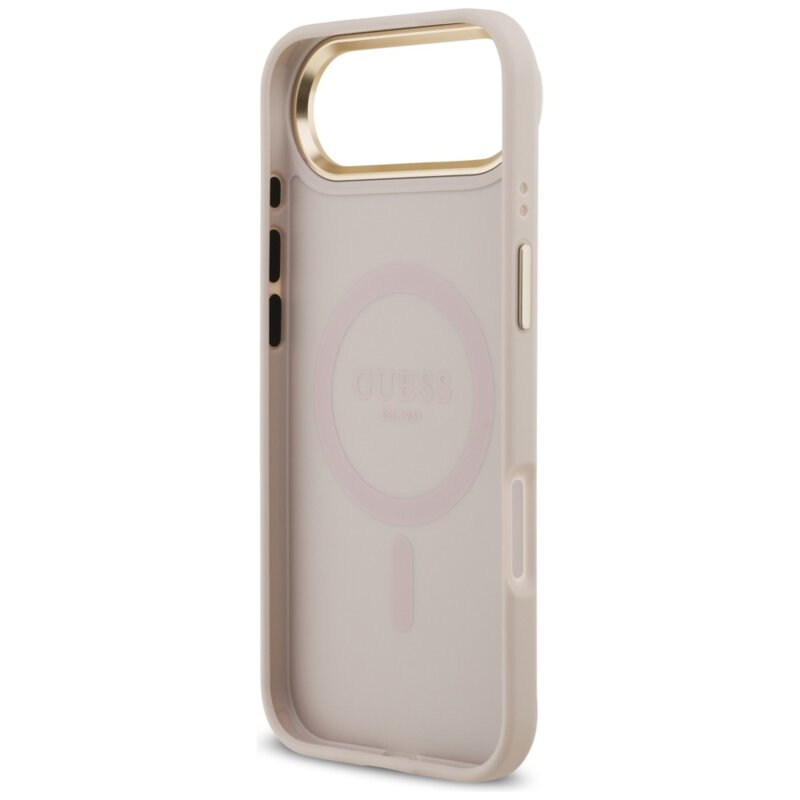 Husa originala Guess iPhone 17 Air Hardcase 4G Classic MagSafe, roz, GUHMP17MP4MSEGCP