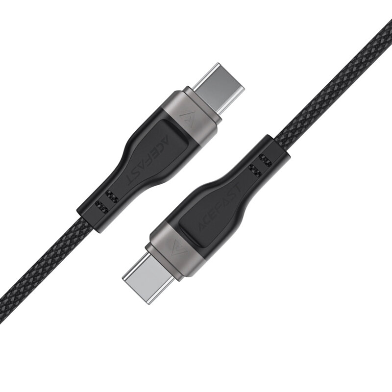 Cablu magnetic Type-C, 60W, 3A Acefast, C11-03, negru, 1.2m