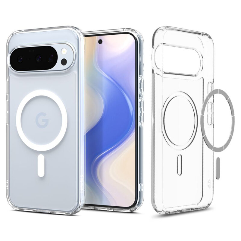 Husa Google Pixel 10 Pro XL Spigen Ultra Hybrid MagSafe, transparenta