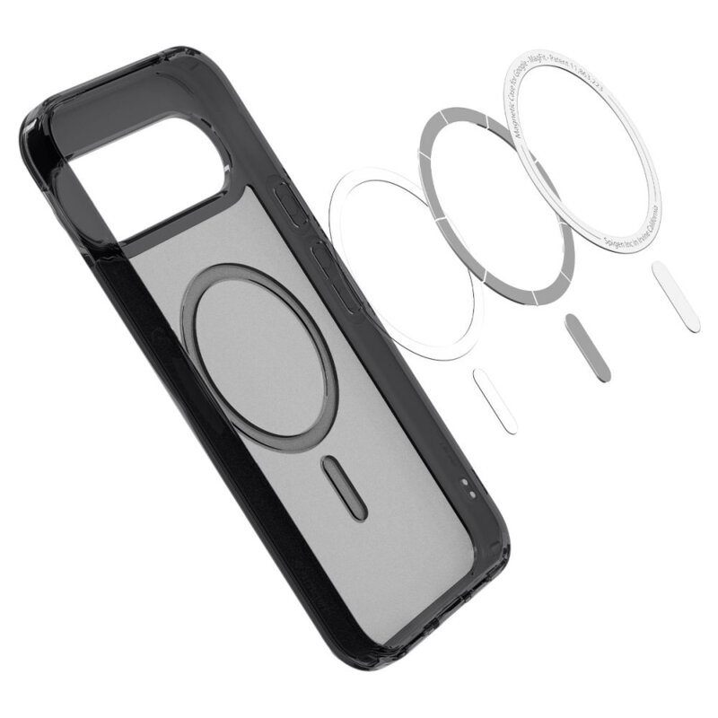 Husa Google Pixel 10 Pro XL Spigen Ultra Hybrid MagSafe, cenusiu