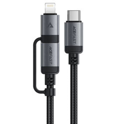 Cablu tip C la USB-C, Lightning, 60W Acefast, C20-01, 1.2m