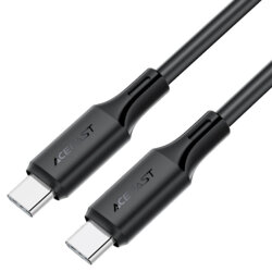 Cablu tip C Fast Charge, 60W, 3A Acefast, C17-03, negru, 1.2m