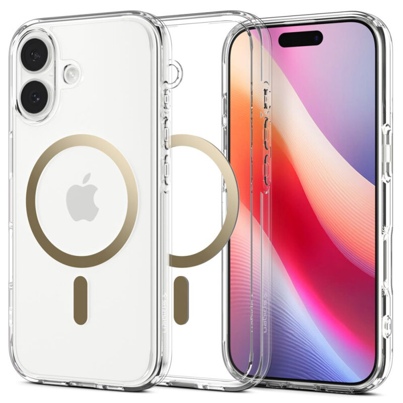 Husa iPhone 17 Spigen Ultra Hybrid MagSafe, transparenta